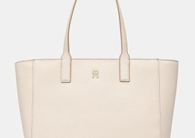 Γυναικεία Τσάντα Χειρός Ώμου Tommy Hilfiger AW0AW16905 AA8 Μπεζ - Tommy Hilfiger - 