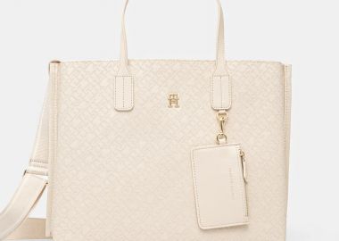 Γυναικεία Τσάντα Χειρός Ώμου Tommy Hilfiger AW0AW17174 AA8 Μπεζ - Tommy Hilfiger - 