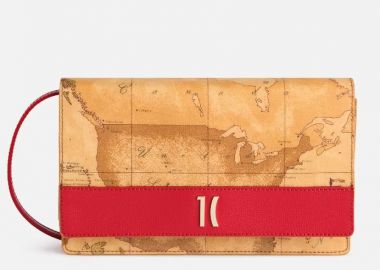 Γυναικεία Τσάντα Χιαστί Alviero Martini 1a Classe LPO40 G616 0324 Geo Map Κόκκινο - Alviero Martini 1a Classe - 