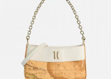 Γυναικεία Τσάντα Χιαστί Alviero Martini L PO42 G616 0905 Geo Map Λευκό - Alviero Martini 1a Classe - 