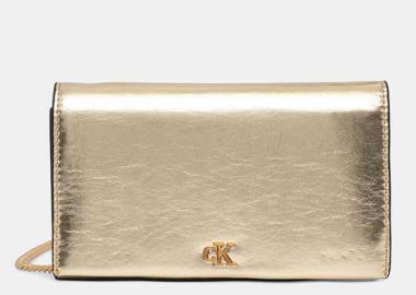 Γυναικεία Τσάντα Χιαστί Calvin Klein LV04F3320G-3JG Χρυσή - Calvin Klein - 