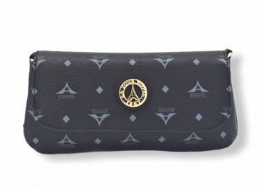 Γυναικεία Τσάντα Χιαστί La Tour Eiffel 8910EX Μαύρο - La Tour Eiffel - 