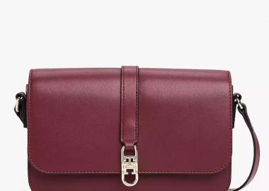 Γυναικεία Τσάντα Χιαστί Tommy Hilfiger AW0AW17723-VLP Μπορντώ - Tommy Hilfiger - 