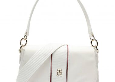 Γυναικεία Τσάντα Ώμου Χιαστί Tommy Hilfiger AW0AW17168 YBL Λευκή - Tommy Hilfiger - 