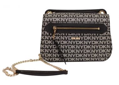 Γυναικεία Τσάντα Ώμου DKNY Bryant R5335M02-XLB Μαύρο Logo - DKNY - 