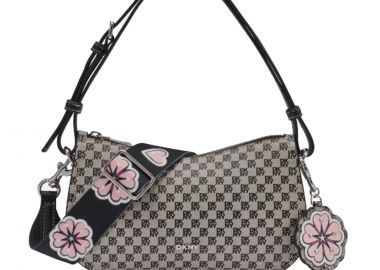 Γυναικεία Τσάντα Ώμου DKNY Nessa R6136O36-XLB Μαύρο Logo - DKNY - 