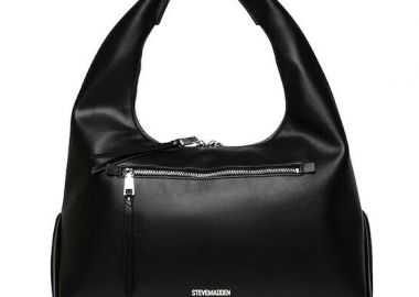 Γυναικεία Τσάντα Ώμου Steve Madden Biva 13002215 Black Silver - Steve Madden - 