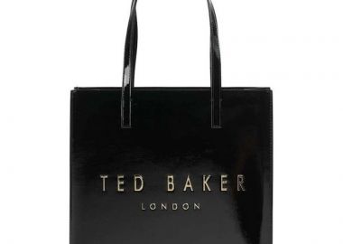 Γυναικεία Τσάντα Ώμου Ted Baker Crinkon 281641 Μαύρη Λουστρίν - Ted Baker - 