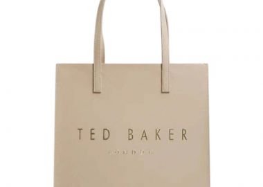 Γυναικεία Τσάντα Ώμου Ted Baker Crinkon Large Icon 283927-Stone Λουστρίν - Ted Baker - 
