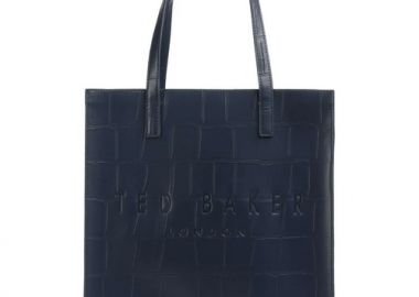 Γυναικεία Τσάντα Ώμου Ted Baker Croccon Croc Large 281631 Navy - Ted Baker - 