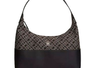 Γυναικεία Τσάντα Ώμου Tommy Hilfiger AW0AW17072 BDS Μαύρη - Tommy Hilfiger - 