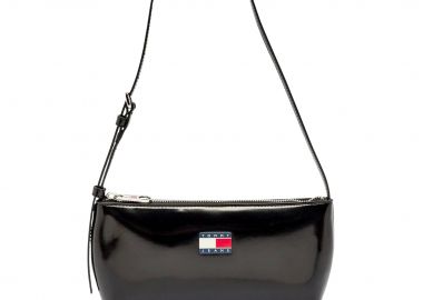 Γυναικεία Τσάντα Ώμου Tommy Hilfiger AW0AW17866-BDS Μαύρη - Tommy Hilfiger - 