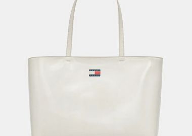 Γυναικεία Τσάντα Ώμου Tommy Hilfiger AW0AW18069-YBI Κρεμ - Tommy Hilfiger - 