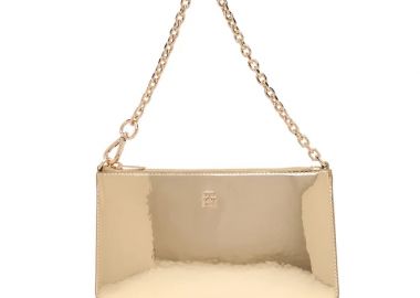 Γυναικεία Τσάντα Ώμου Tommy Hilfiger AW0AW18219-0HS Χρυσή - Tommy Hilfiger - 