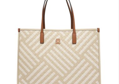 Γυναικεία Τσάντα Ώμου Tommy Hilfiger AW0AW18394-0F4 Μπεζ - Tommy Hilfiger - 