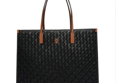 Γυναικεία Τσάντα Ώμου Tommy Hilfiger AW0AW18394-0GJ Μαύρη - Tommy Hilfiger - 