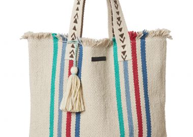 Γυναικεία τσάντα παραλίας με ρίγες - FUNKY BUDDHA - 