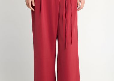 Γυναικεία wide leg παντελόνα - FUNKY BUDDHA - 