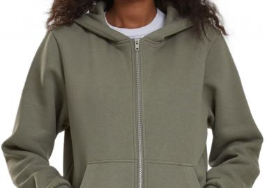 Γυναικεία Ζακέτα με Κουκούλα Fluffy Zip Hoody TB7286 Urban Classics paleolive - Urban Classics - 