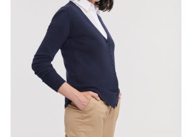 Γυναικεία Ζακέτα Πλεκτή V-Neck R-715F-0 Russell French Navy - Russell - 