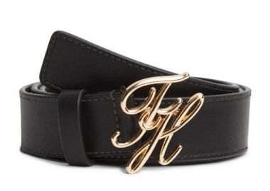 Γυναικεία Ζώνη Tommy Hilfiger 3.0cm AW0AW18568-BDS Μαύρη - Tommy Hilfiger - 