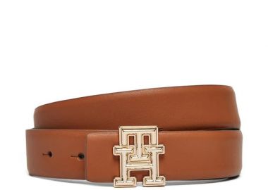 Γυναικεία Ζώνη Tommy Hilfiger Monogram 3.0 AW0AW16840 0GJ Ταμπά - Tommy Hilfiger - 