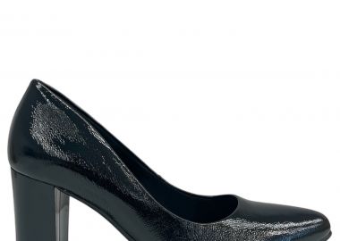 Γυναικείες Ανατομικές Δερμάτινες Γόβες Ragazza 021 Μαύρο Λουστρίν - Ragazza - 