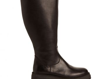 Γυναικείες Ανατομικές Δερμάτινες Μπότες Marco Tozzi 2-25689-45-001 Μαύρες - Marco Tozzi - 