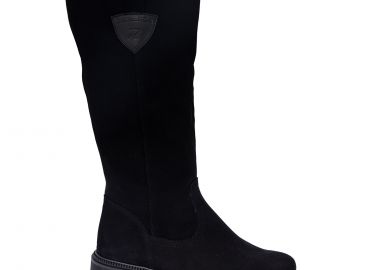 Γυναικείες Ανατομικές Δερμάτινες Μπότες Ragazza 0297 Μαύρο Καστόρι - Ragazza - 