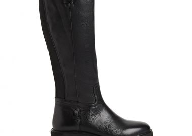 Γυναικείες Ανατομικές Δερμάτινες Μπότες Tamaris 1-25616-45 001 Μαύρες - Tamaris - 