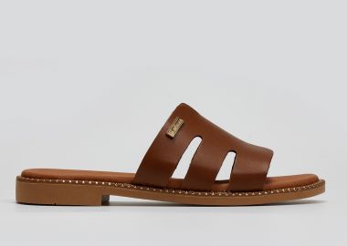 Γυναικείες Ανατομικες Δερμάτινες Παντόφλες Ragazza 01046 Ταμπά - Ragazza - 