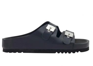 Γυναικείες Ανατομικές Δερμάτινες Παντόφλες Scholl Kim F30685 1004 Μαύρες - Scholl - 