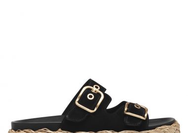 Γυναικείες Ανατομικές Δερμάτινες Παντόφλες Tamaris 1-27412-44 001 Μαύρες - Tamaris - 