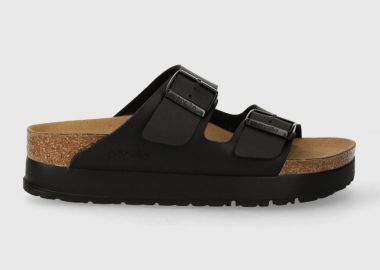 Γυναικείες Ανατομικές Παντόφλες Birkenstock Arizona Pap Platform Flex 1027395 Μαύρες - Birkenstock - 