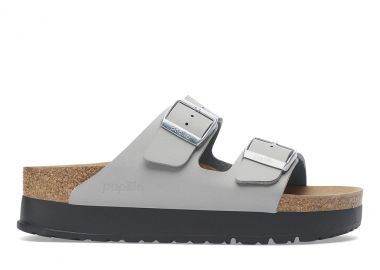 Γυναικείες Ανατομικές Παντόφλες Birkenstock Arizona Pap Platform Flex 1028349 Stone Coin Narrow Fit - Birkenstock - 