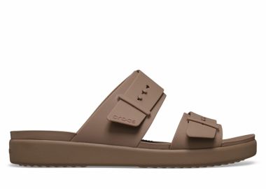 Γυναικείες Ανατομικές Παντόφλες Crocs Brooklyn Buckle Low 211215-2Q9 Latte - Crocs - 