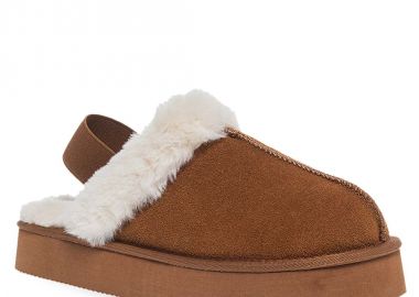 Γυναικείες Δερμάτινες Παντόφλες Maison Minrelle 10130141 - MAISON MINRELLE - 