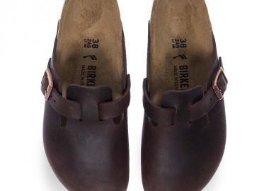 Γυναικείες Δερμάτινες Παντόφλες Σπιτιού Birkenstock Bk0Sh860133003548000 - BIRKENSTOCK - 