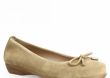 Γυναικείες Δερμάτινες Suede Μπαλαρίνες Parex 10421004 - PAREX - 