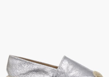 Γυναικείες δίσολες εσπαντρίγιες με μεταλλικό χρώμα - Ασημί - Issue - 