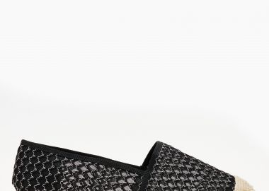 Γυναικείες εσπαντρίγιες με δίχτυ - Μαύρο - Issue - 