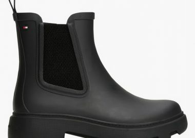 Γυναικείες Γαλότσες Tommy Hilfiger FW0FW08637 BDS Μαύρες - Tommy Hilfiger - 