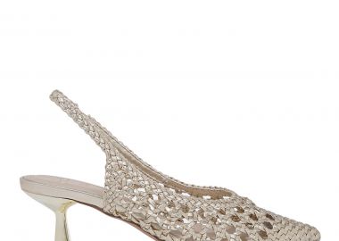 Γυναικείες Γόβες Exe Selena-851 Πλατίνα Πλεκτό U4700851357L - Exe - 