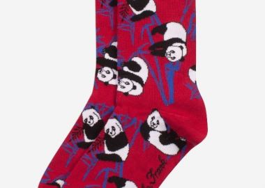 Γυναικείες Κάλτσες John Frank Panda WJFLSFUN19-11 Κόκκινο - John Frank - 