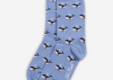 Γυναικείες Κάλτσες John Frank Whales WJFLSFUN19-01 Γαλάζιο Γαλάζιο - John Frank - 