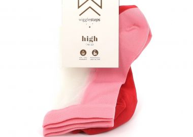 Γυναικείες Κάλτσες Wigglesteps Πολύχρωμες PINK-RED - WIGGLESTEPS - 