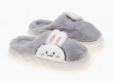 Γυναικείες παντόφλες - Γκρι - Issue - 