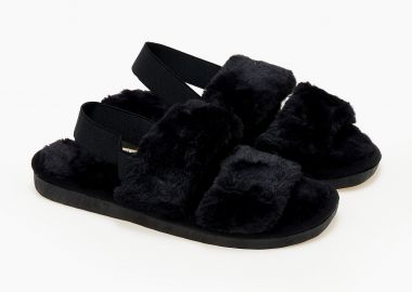 Γυναικείες παντόφλες - Μαύρο - Issue - 