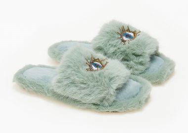 Γυναικείες παντόφλες - Πράσινο - Issue - 