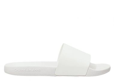 Γυναικείες Παντόφλες Slide Calvin Klein YW0YW01715 0K4 Λευκές - Calvin Klein - 